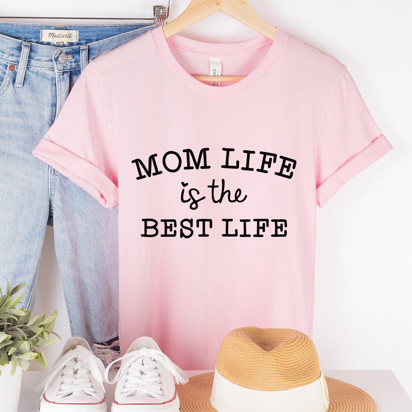 Mom Life is the Best Life T-shirt, Gift Shirt for Mom, Mother's Day Gift Shirt, Mom Life Shirt, Parenting Shirt, Mom Shirt