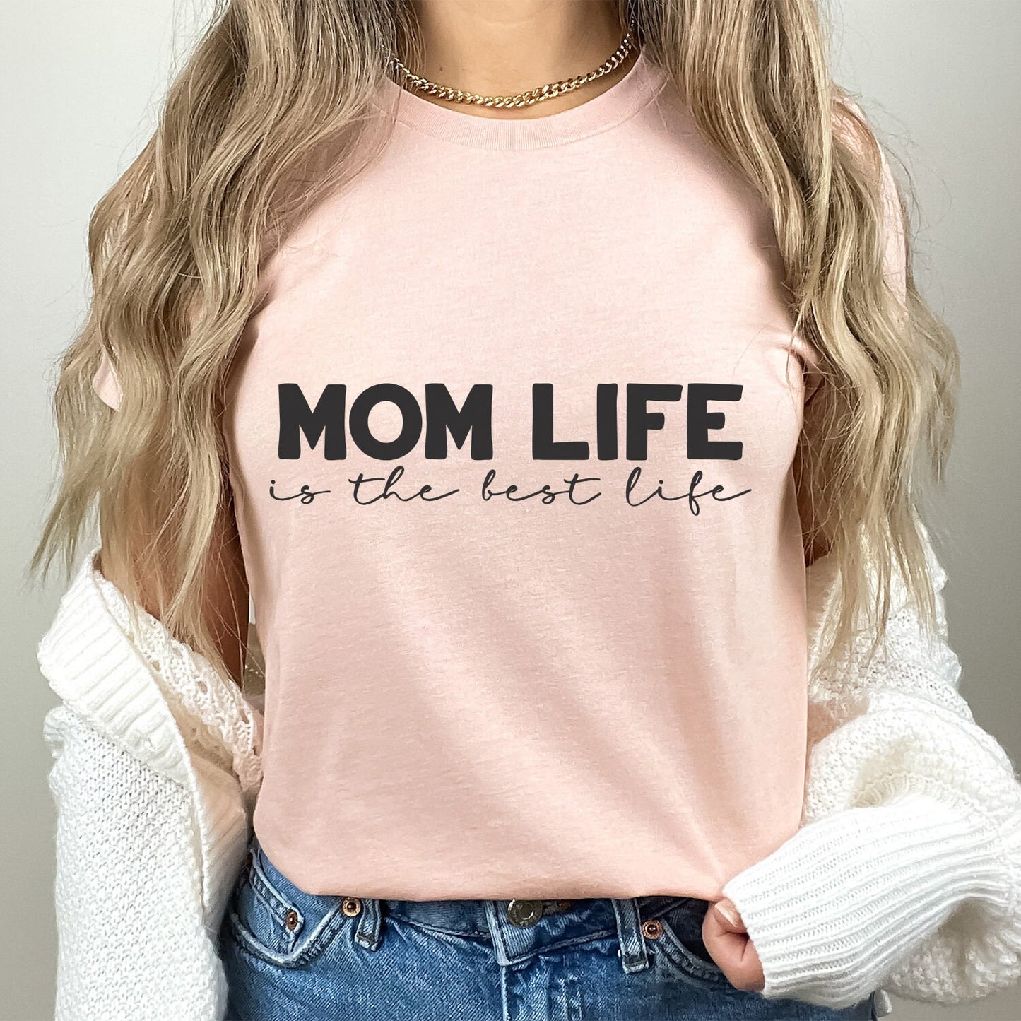 T-shirt « La vie de maman est la meilleure vie », T-shirt « La vie de maman », T-shirt cadeau pour maman, T-shirt cadeau pour la fête des mères, T-shirt pour les mères, T-shirt parental drôle