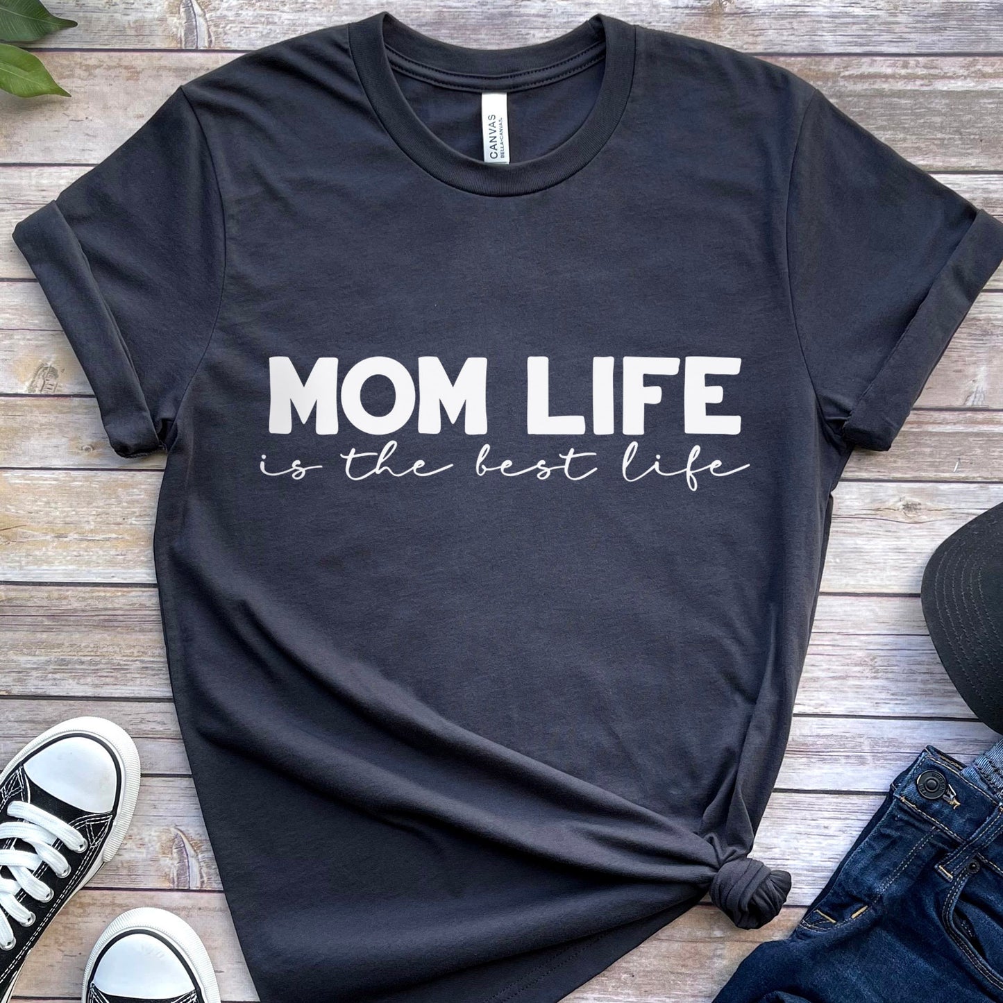 T-shirt « La vie de maman est la meilleure vie », T-shirt « La vie de maman », T-shirt cadeau pour maman, T-shirt cadeau pour la fête des mères, T-shirt pour les mères, T-shirt parental drôle