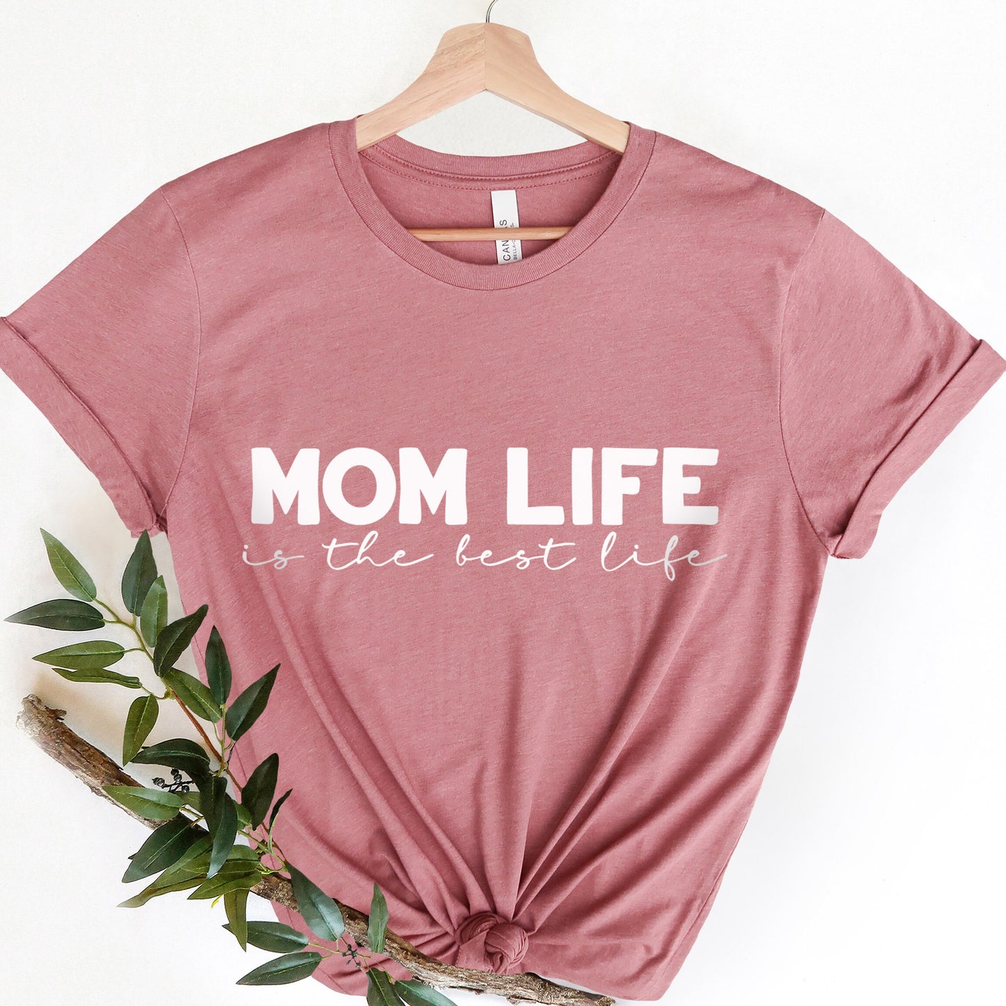 T-shirt « La vie de maman est la meilleure vie », T-shirt « La vie de maman », T-shirt cadeau pour maman, T-shirt cadeau pour la fête des mères, T-shirt pour les mères, T-shirt parental drôle