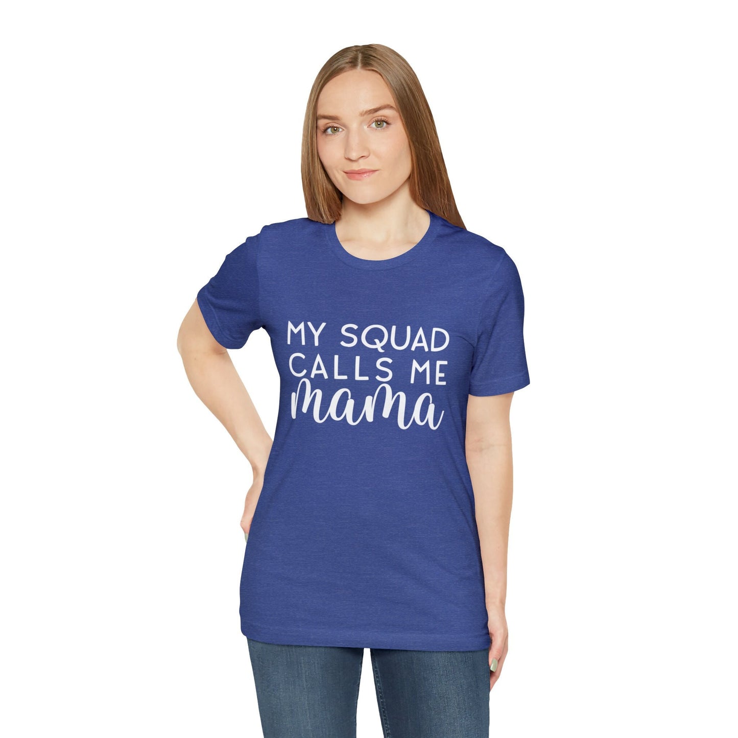 T-shirt My Squad Calls Me Mama, T-shirt Mom Life, T-shirt cadeau pour la fête des mères, T-shirt cadeau pour maman, T-shirt pour les mères, T-shirt parental drôle