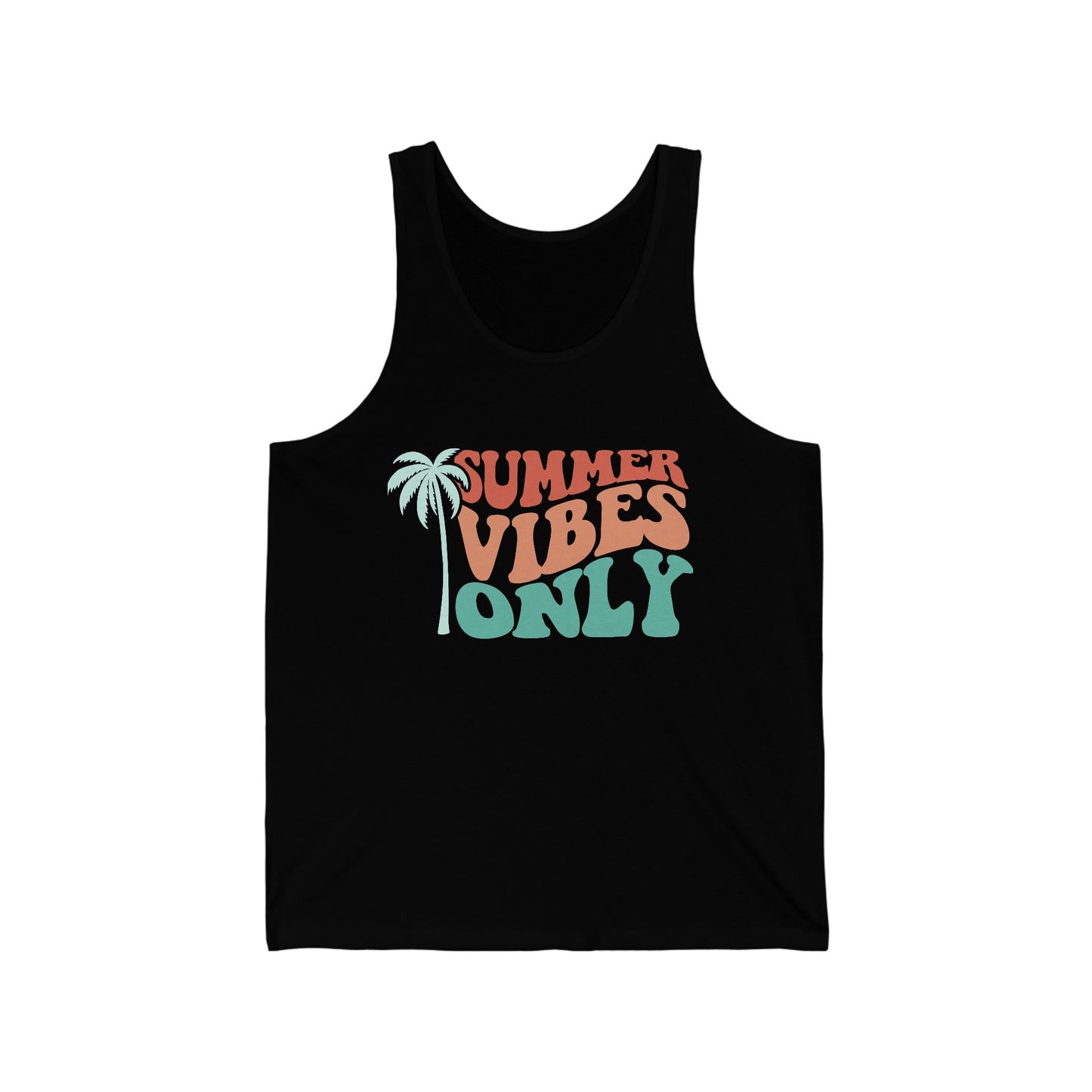 Summer Vibes Only Tank Top, Retro Shirts, Tank für den Sommer, Damen Tank Top, Herren Tank Top, Strand Shirts, Urlaubs Shirt