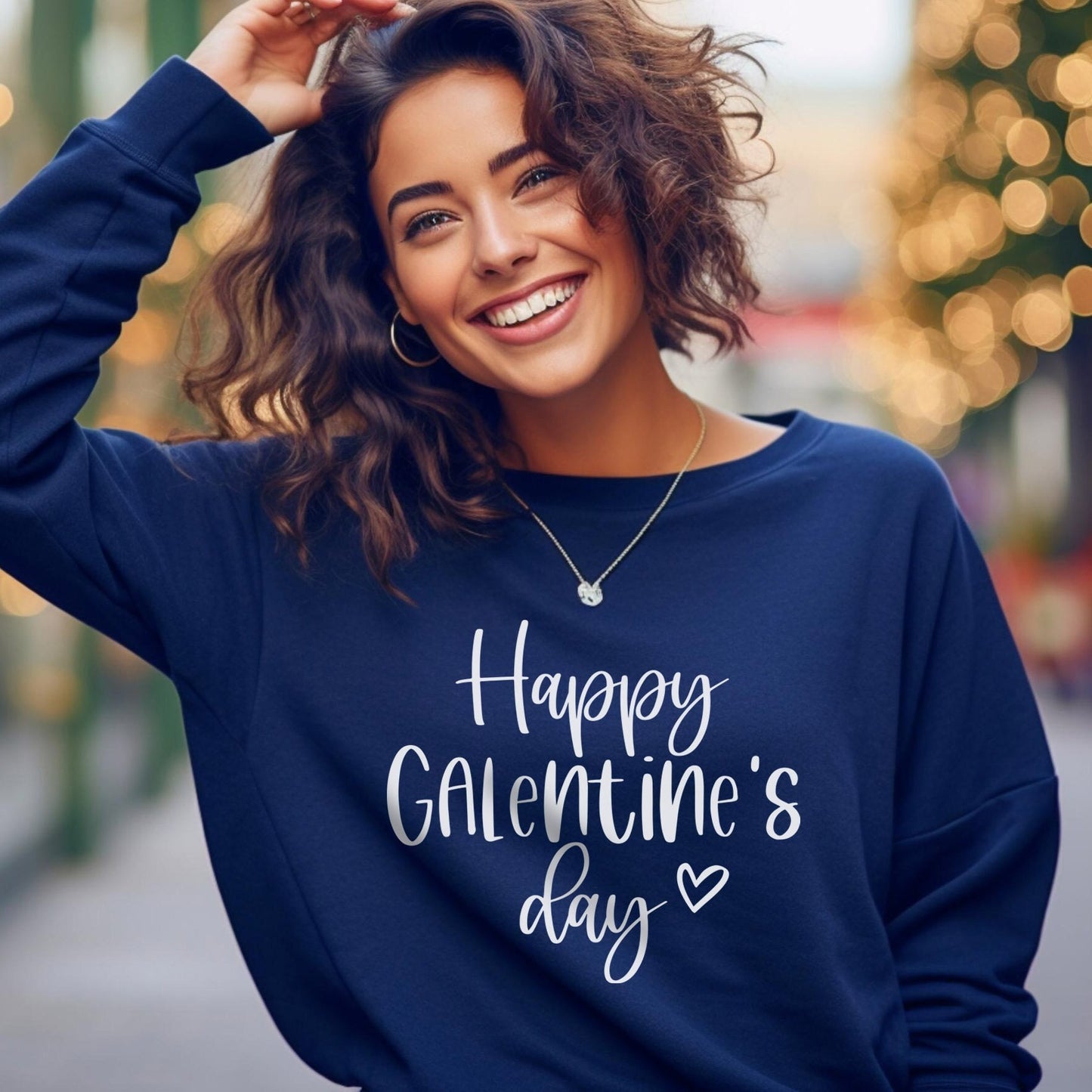 Happy Galentines Day Funny Sweatshirt, Funny Valentines Day Long Sleeves Shirt, Anti Valentines Day Shirt, Gift for Her, Gift for Him