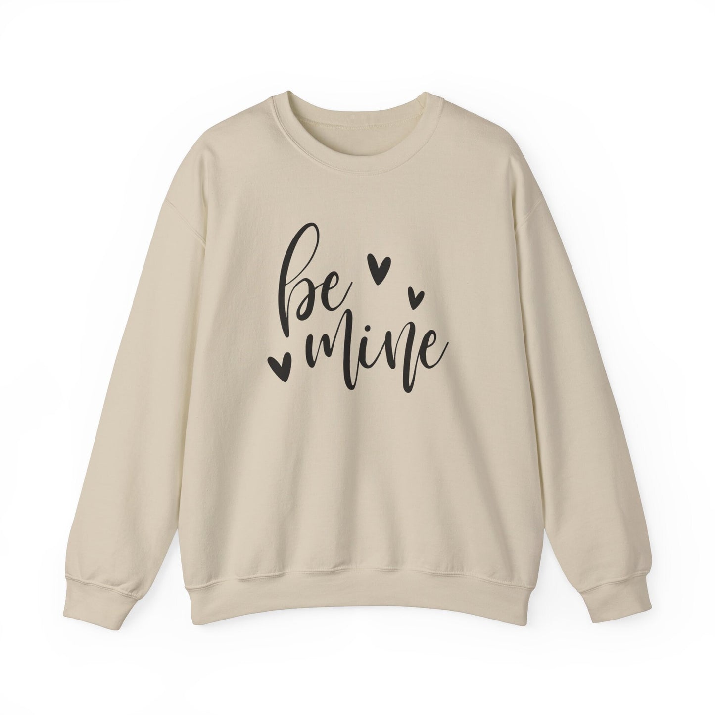 Be Mine Valentine Sweatshirt, Valentinstag Langarm Liebe Shirt, Liebe Shirt mit Herz für Valentinstag, Geschenk für sie, Geschenk für ihn