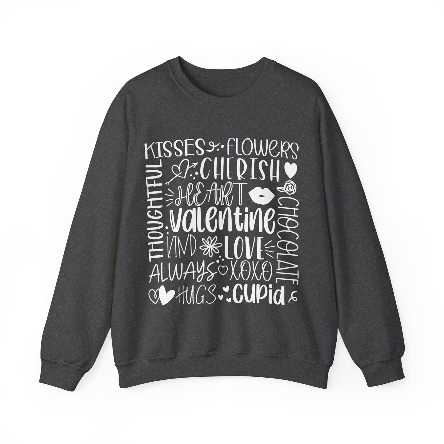 Valentinstag Love Sweatshirt, Valentinstag Langarm Love Shirt, Love Shirt mit Herz zum Valentinstag, Lustiges Valentinstag Shirt