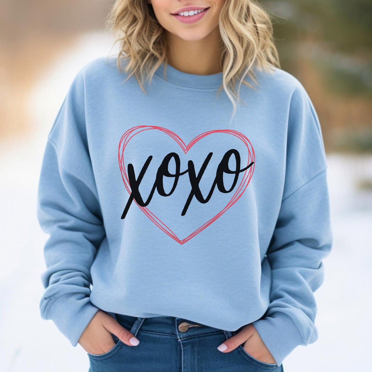 XOXO Shirt, XOXO Valentine's Day Shirt, Xo Xo Valentines Sweatshirt, Valentines Day Gift Shirt, Valentines Day Gift Shirt for Boy Friend