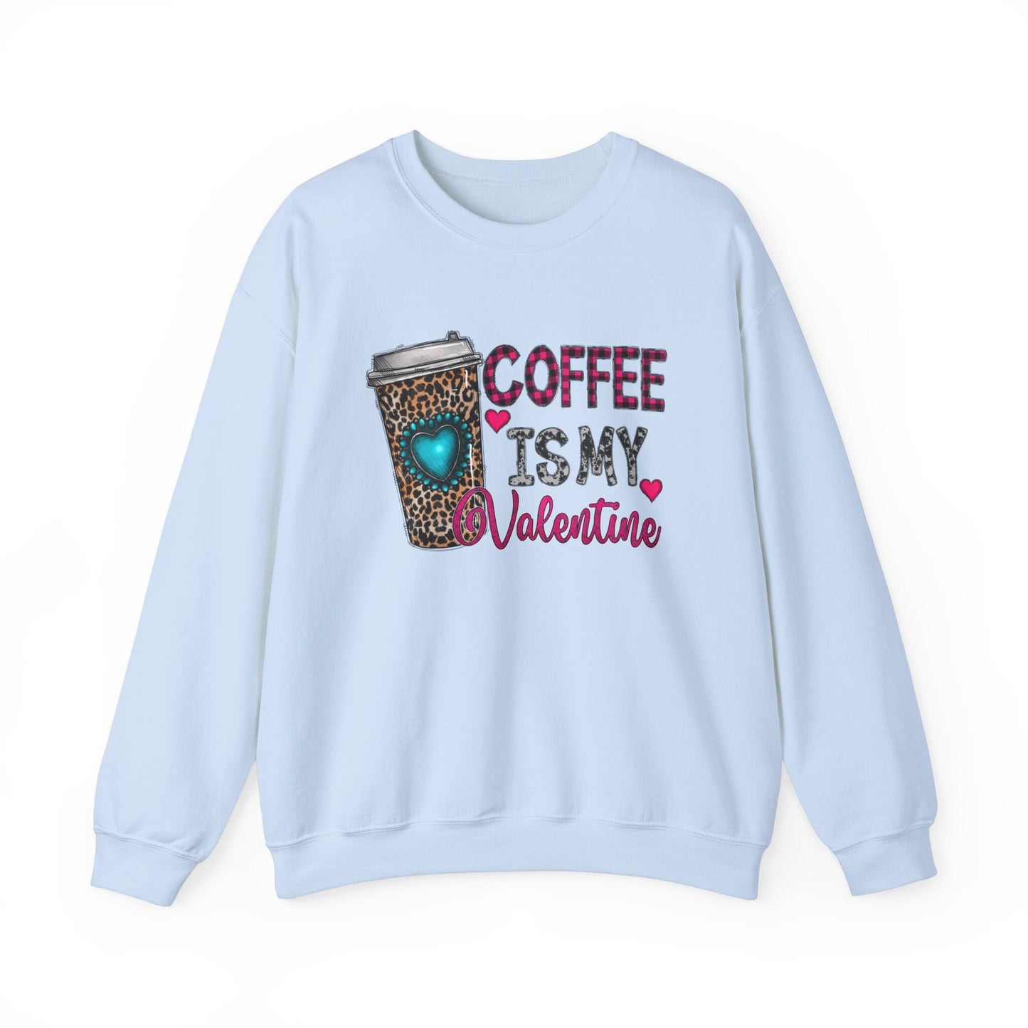 Coffee is my Valentine Funny Sweatshirt, Valentines Day Gift Long Sleeve Shirt, Funny Valentines Day Shirt, Funny Valentines Day Shirt