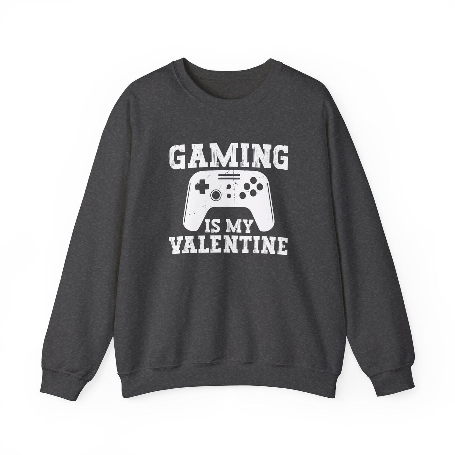 Gaming is my Valentine Funny Sweatshirt, Funny Valentines Day Long Sleeves Shirt, Gaming Shirt with Humor, Valentines Day Gift for Boyfriend