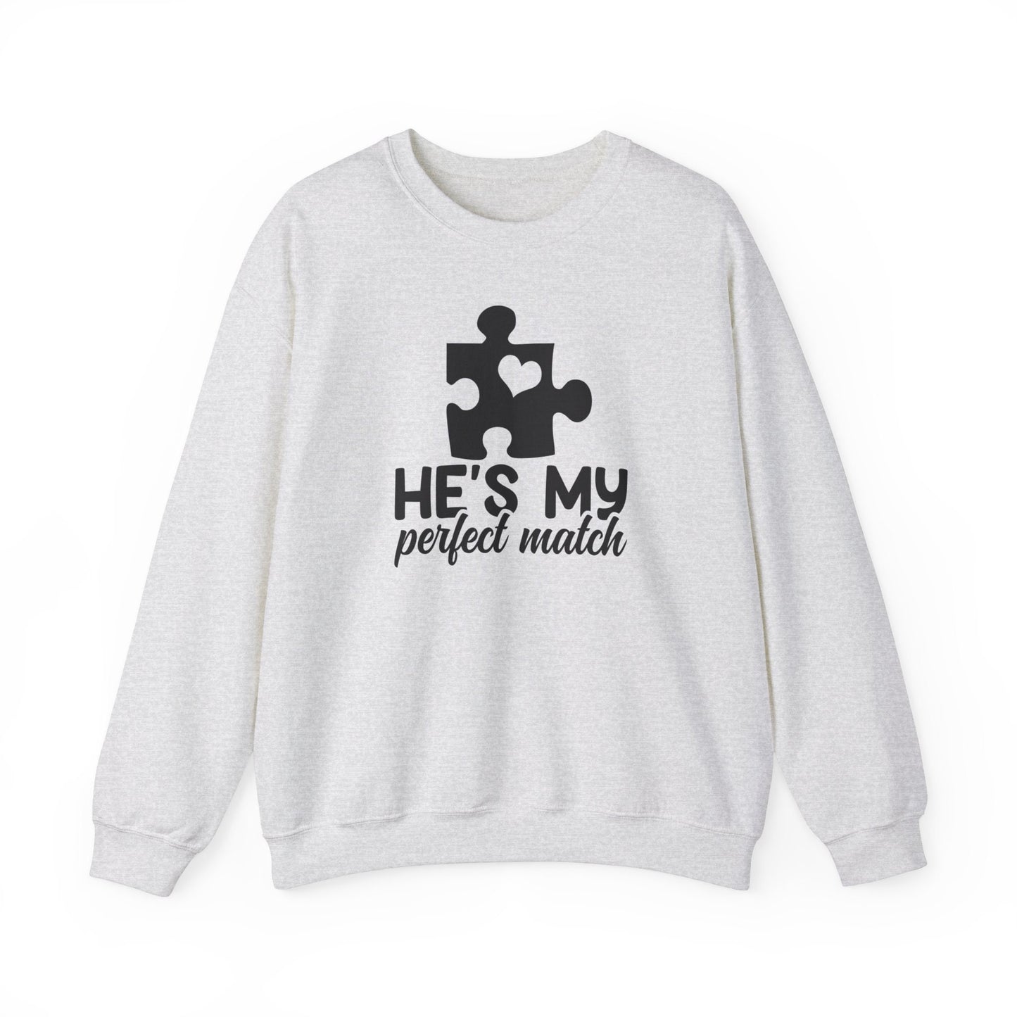 Passendes Paar Sweatshirt, She es My Perfect Match Shirt, He es My Perfect Match Shirt, Passendes Jubiläums-Valentinstags-Geschenk-Sweatshirt