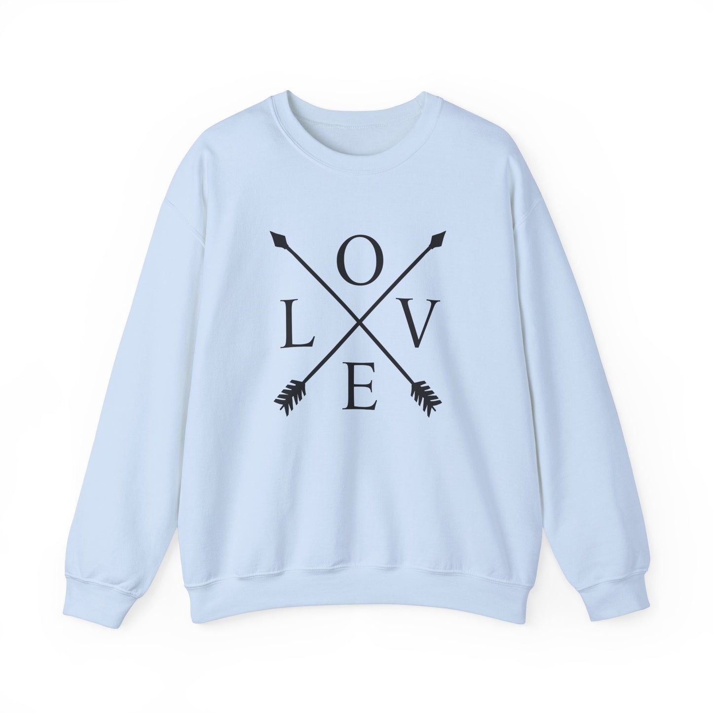 Love Arrows Funny Valentine Sweatshirt, Valentines Day Long Sleeves Love Shirt, Love Shirt for Valentines Day, Gift for Her, Gift for Him