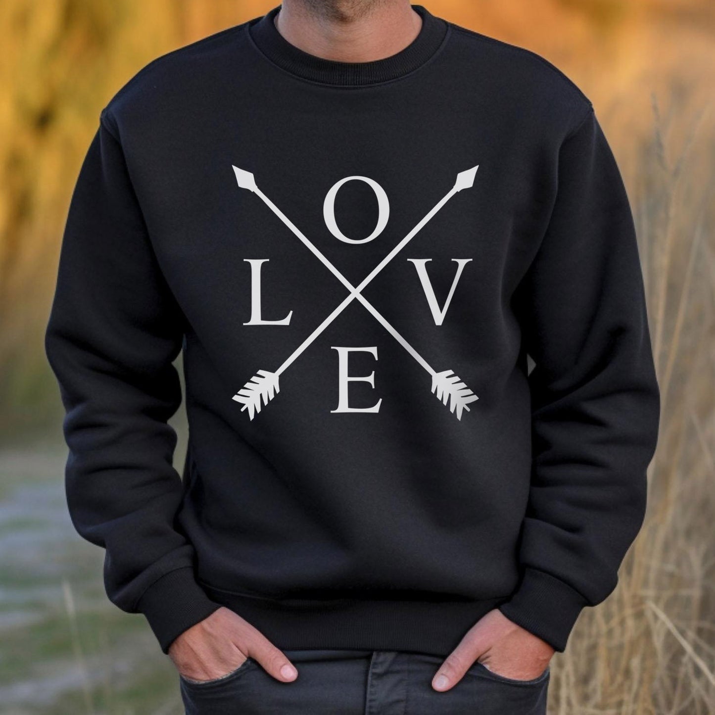 Love Arrows Funny Valentine Sweatshirt, Valentines Day Long Sleeves Love Shirt, Love Shirt for Valentines Day, Gift for Her, Gift for Him