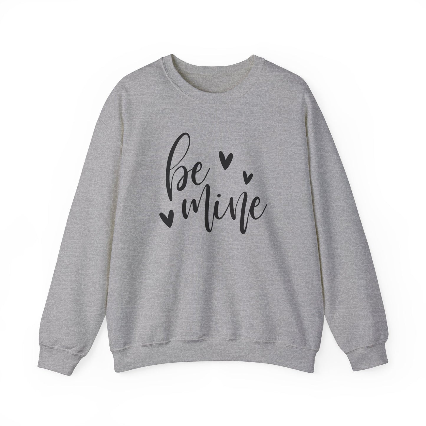 Be Mine Valentine Sweatshirt, Valentinstag Langarm Liebe Shirt, Liebe Shirt mit Herz für Valentinstag, Geschenk für sie, Geschenk für ihn