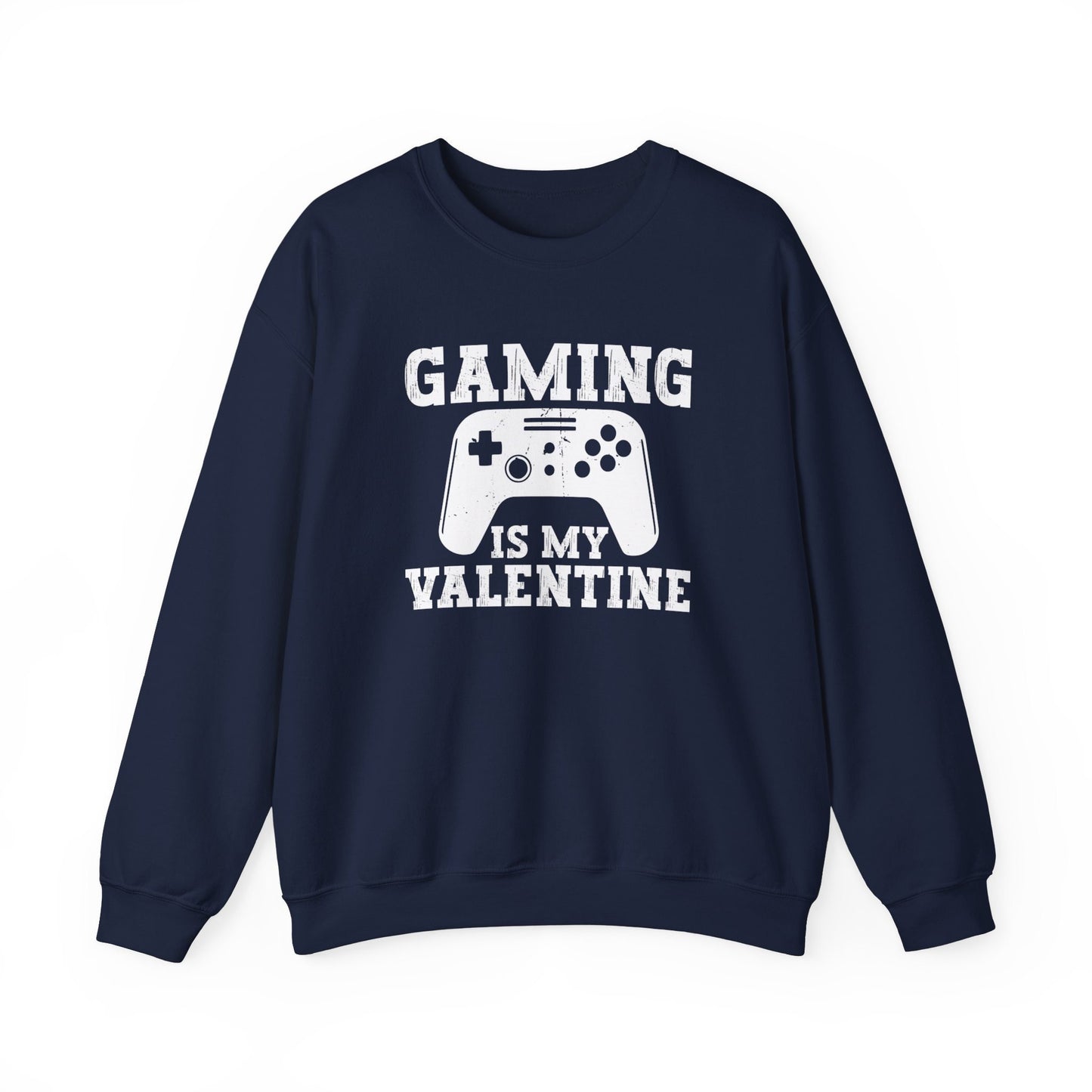 Gaming is my Valentine Funny Sweatshirt, Funny Valentines Day Long Sleeves Shirt, Gaming Shirt with Humor, Valentines Day Gift for Boyfriend