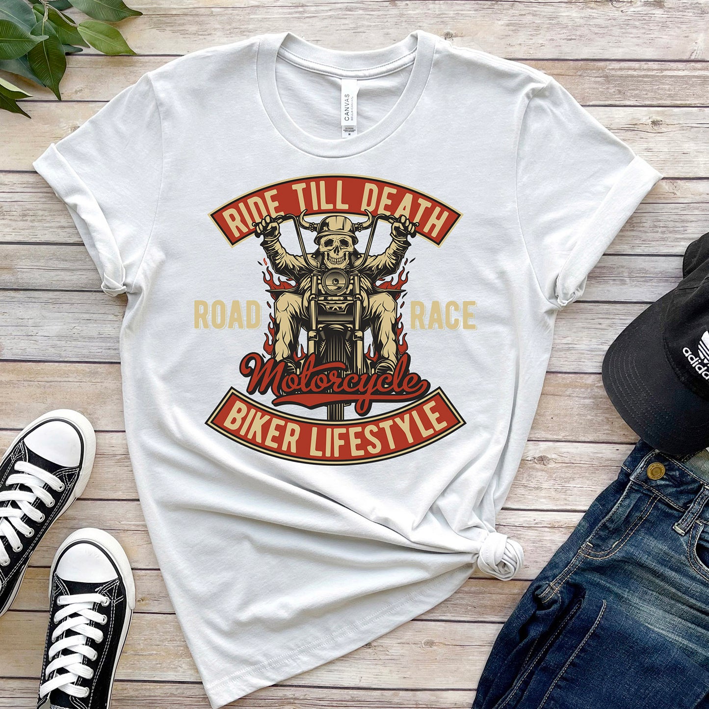 Unisex Motorcycle Biker T-Shirt