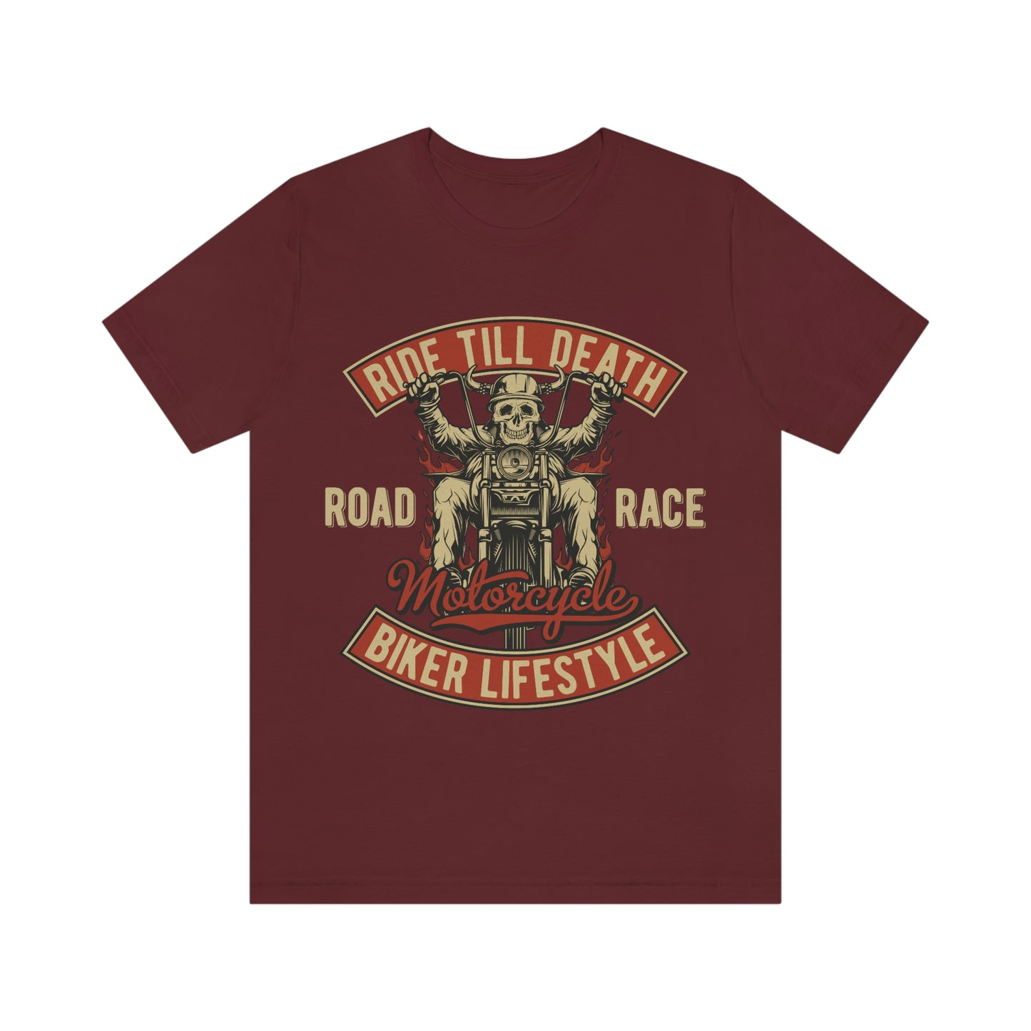 Unisex Motorcycle Biker T-Shirt