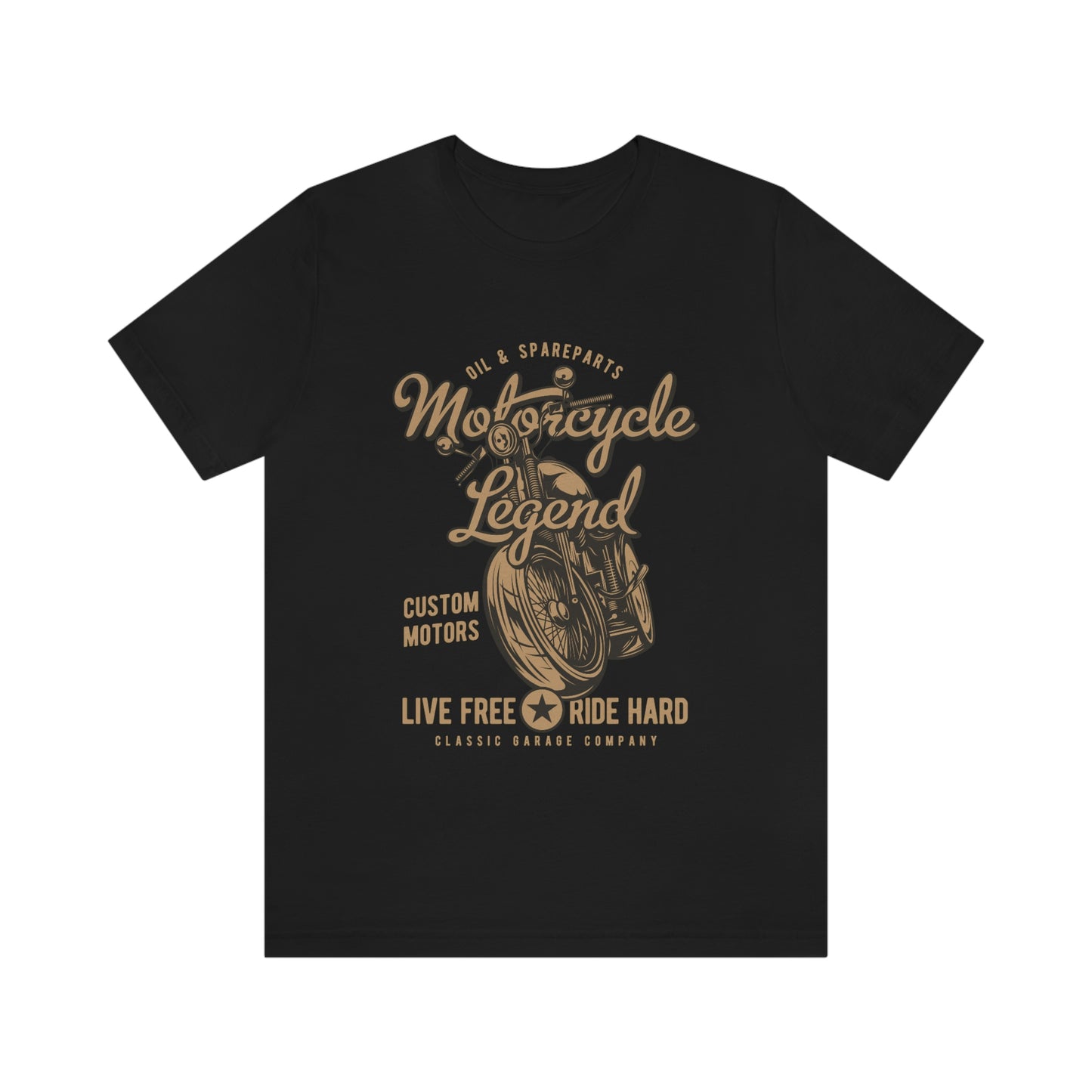 Live Free Ride Hard Motorcycle T-shirt