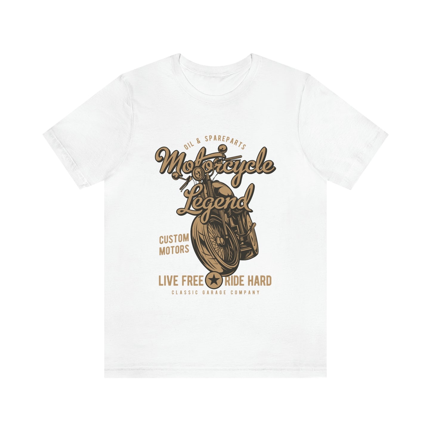 Live Free Ride Hard Motorcycle T-shirt