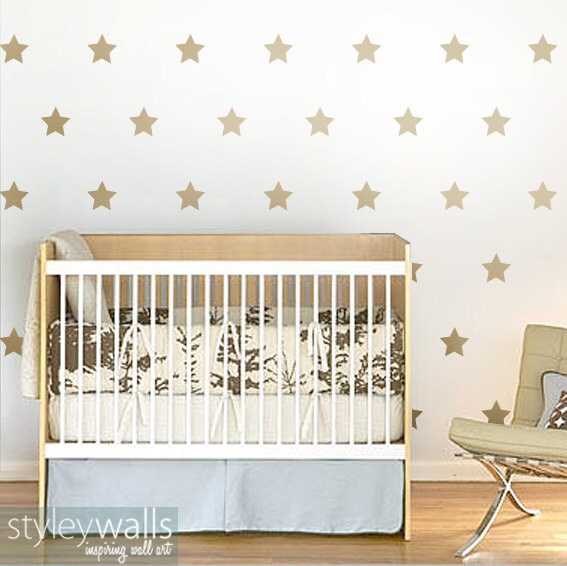 Stars Wall Decal, Stars Wall Stickers, Stars Wall Decor, Baby Room Decor, Stars Nursery Wall Decal, Stars Stickers