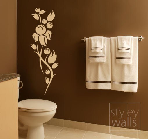 Chinese Floral Vinyl Wall Art Decal