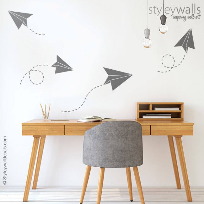 Origami Airplanes Wall Decal