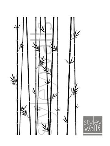 Bamboo Wall Decal, Bamboo Stalks Wall Decal, Bamboos Wall Sticker for Living Room, Bamboos Wall Decor, Bamboo Tree Wall Decal Wall Decor