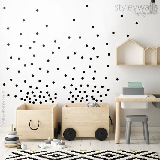Polka Dots Wall Decal, Confetti Wall Decal, Dots Pattern Wall Decal, Confetti Dots Wall Decor, Circles Nursery Kids Room Wall Decals