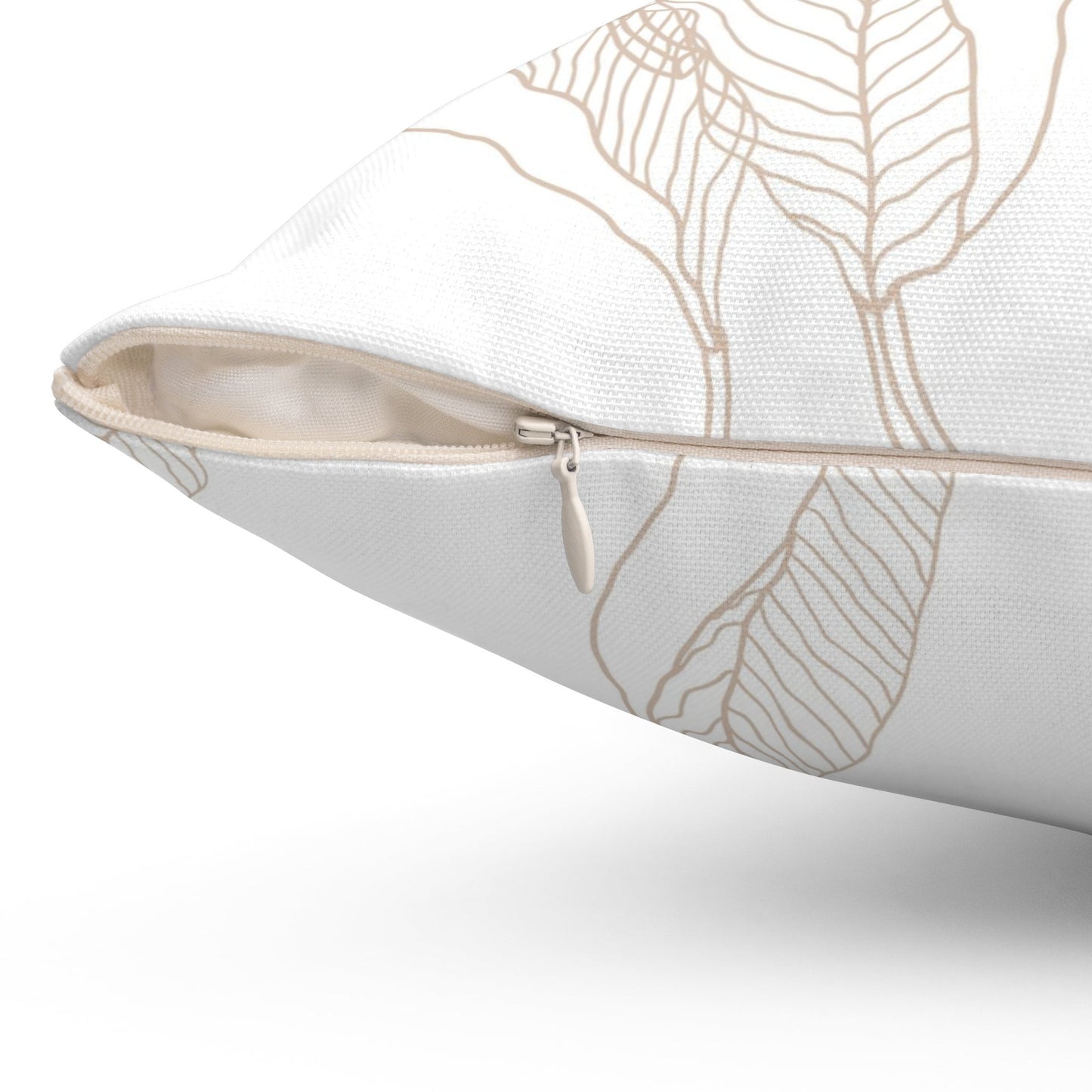 Tropical Leaves Pattern Pillow, Decorative Leaves Pillow, Spun Polyester Square Pillow, Decorative Cushion and Pillow, Double Sided Printing