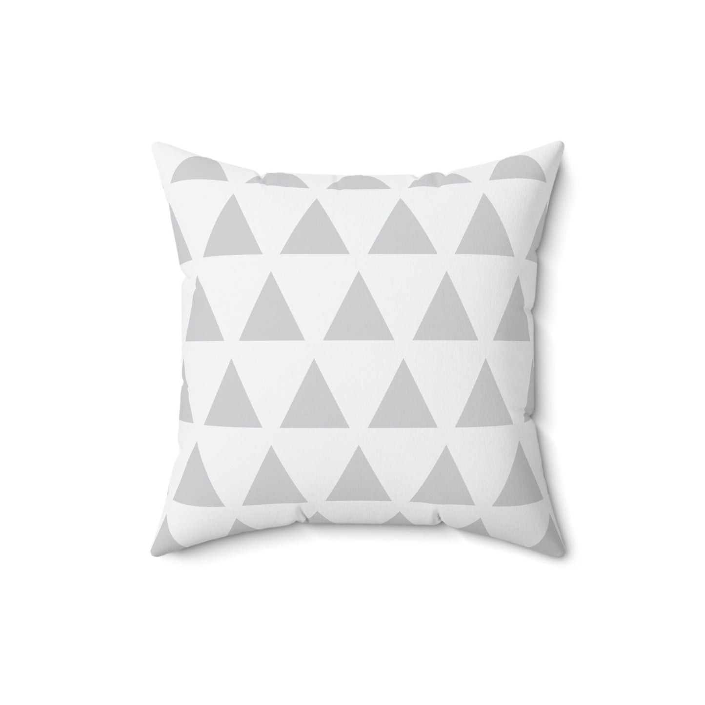 Dreiecksmuster Kissen, Dekokissen, geometrisches Muster gesponnenes Polyester Quadratkissen, Dekokissen und Kissen