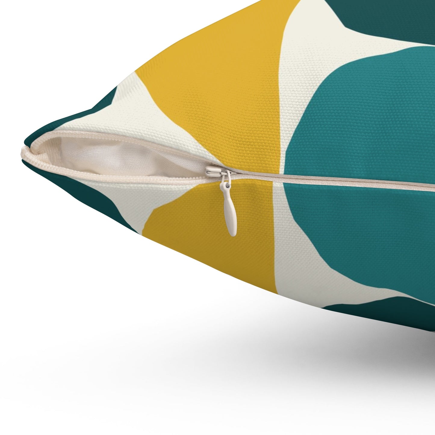 Spun Polyester Square Pillow, Abstract Colors Pillow, Geometric Retro Style Pillow, Living Room Decor Pillow, Modern Abstract Pillow Covers