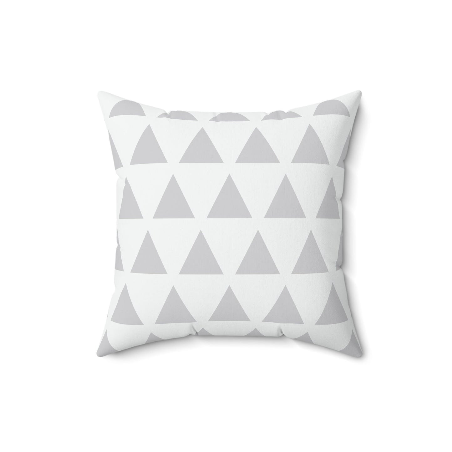 Dreiecksmuster Kissen, Dekokissen, geometrisches Muster gesponnenes Polyester Quadratkissen, Dekokissen und Kissen