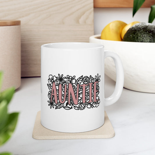 The Best Auntie Gift Mug for Aunts, Auntie Mug, Funny Mug, Gift Coffee Mug, Coffee Quotes Mug, Cup for Coffee , Ceramic Coffee Mug 11oz