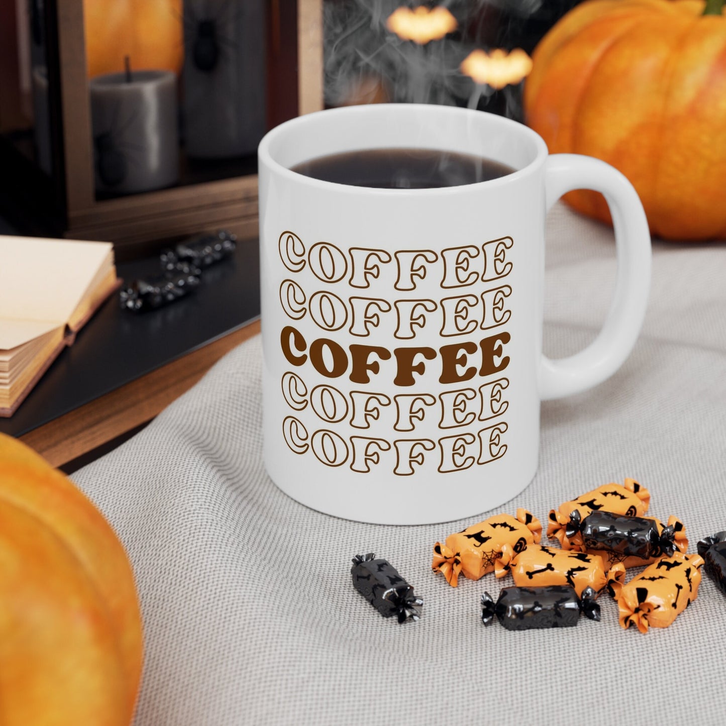 Coffee Lover Mug, Gift Coffee Mug, Inspirational Mug, Coffee Quotes Mug, Cup for Coffee or Tea, Ceramic Coffee Mug 11oz, Drink Coffee Mug
