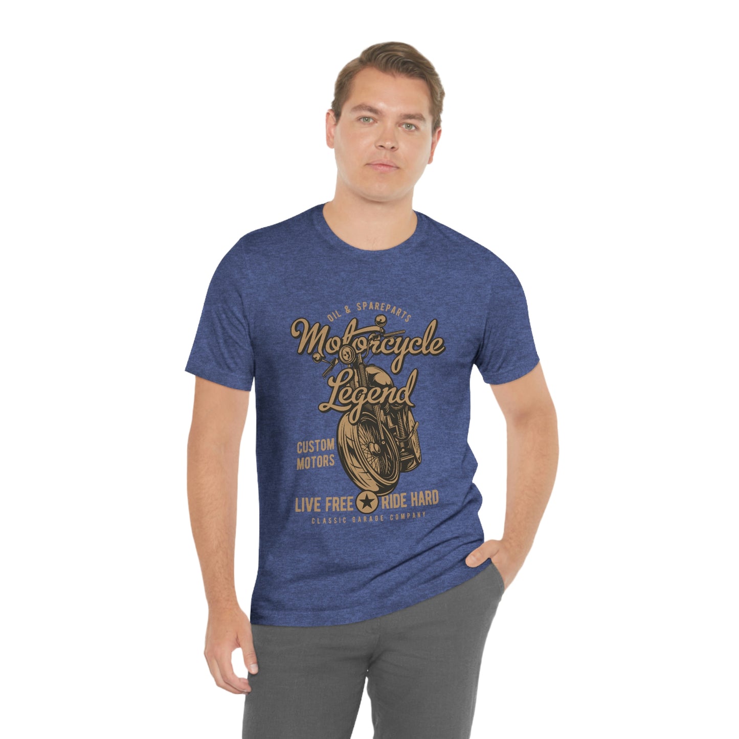 Live Free Ride Hard Motorcycle T-shirt