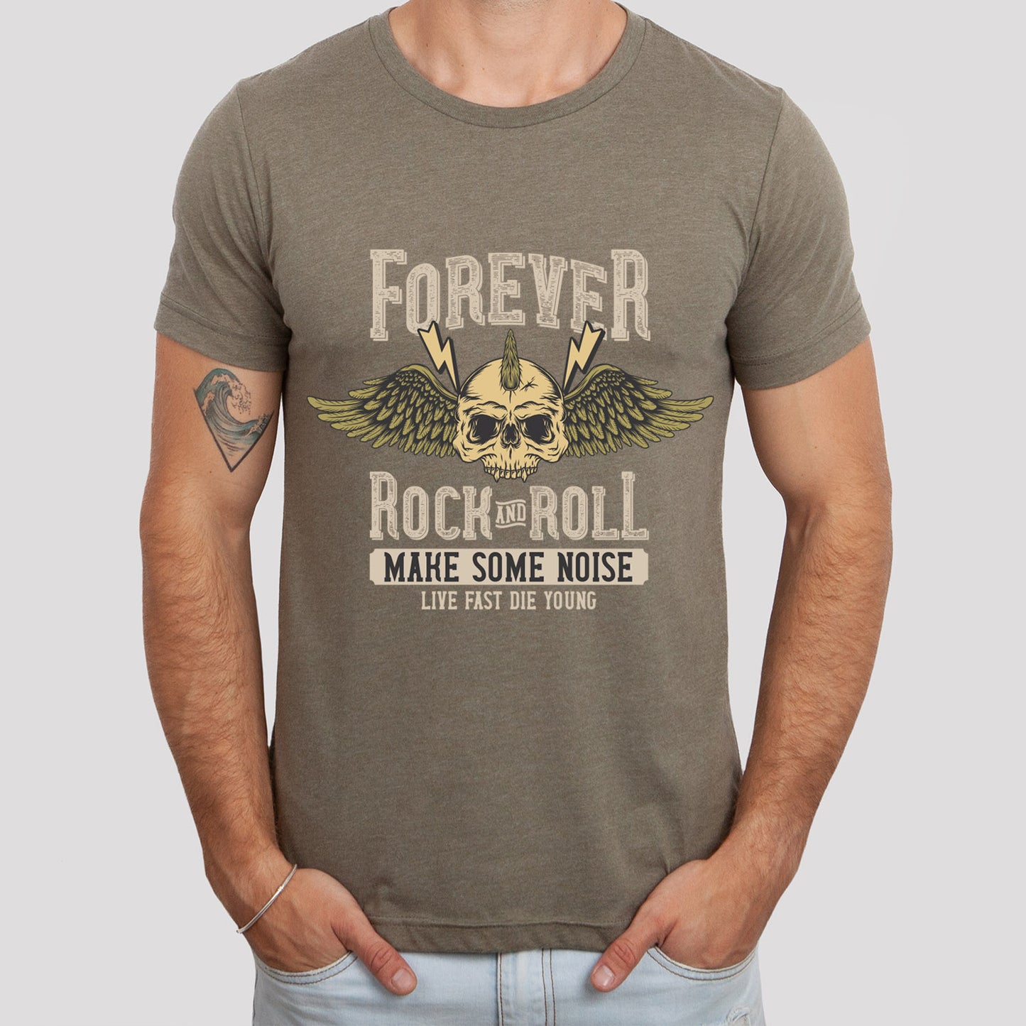 Forever Rock and Roll Music T-shirt